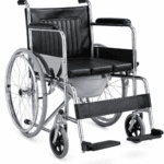 Scaun cu rotile pliabil cu WC și șezut în U AccentMed AM609U, max. 100 kg
