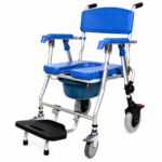 Scaun de transfer cu rotile și WC, potrivit pentru utilizare la duș, AccentMed ACM00101, max. 120 kg