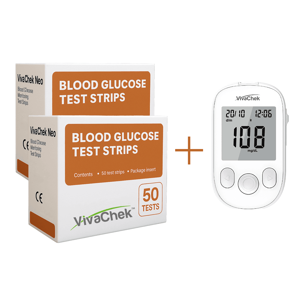 Pachet Promo 2 Cutii Teste VivaChek Neo + Glucometru VivaChek Neo
