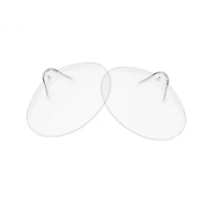 Set 2 protecții mameloane din silicon, transparent, cu cutie de depozitare Akuku A0249