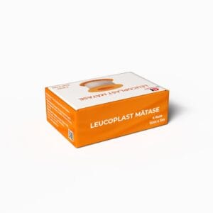 Leucoplast Mătase 5 cm × 5 m (6 role/cutie)