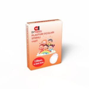 Plasturi Oculari Copii 65×45 mm (10 plasturi/cutie)