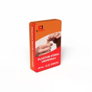 Plasturi Sterili Universali din Pânză 19×72 mm (100 plasturi/cutie)
