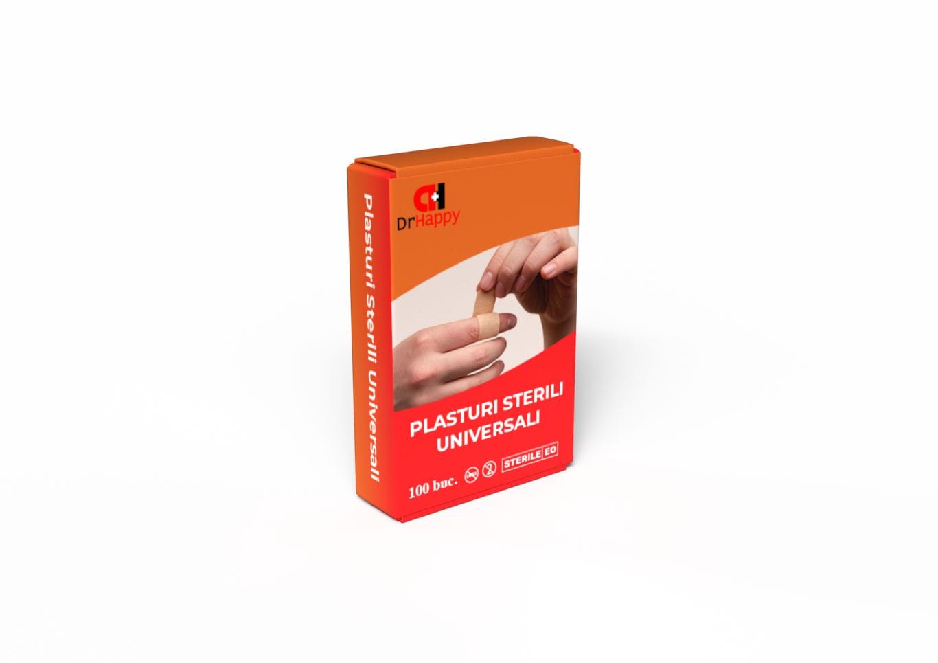 Plasturi Sterili Universali din Pânză 19×72 mm (100 plasturi/cutie)