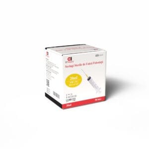 Seringă 20 ml cu Ac 20G (50 buc/cutie)