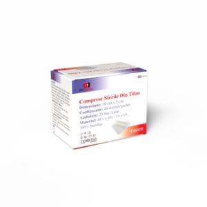 Comprese Sterile Taiate 10×8 cm, 48 Straturi (25 pachete/cutie)
