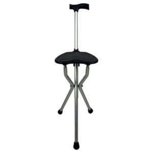 Baston cu Scaun Pliabil Integrat, Tip Trepied, AccentMed AM9402L