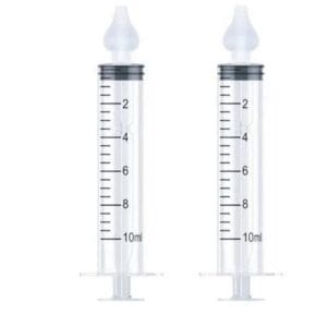 Set Lavaj Nazal 4+ luni, 2 x 10 ml, cu Vârfuri din Silicon, BPA Free