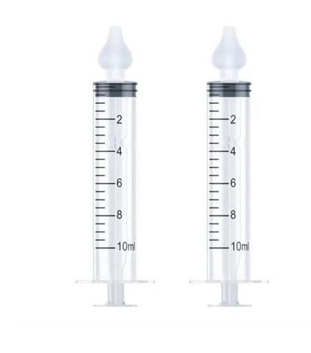 Set Lavaj Nazal 4+ luni, 2 x 10 ml, cu Vârfuri din Silicon, BPA Free