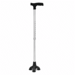 Baston Reglabil pe Inaltime din Aluminiu cu Pufar Tip Stea AccentMed AM9212L