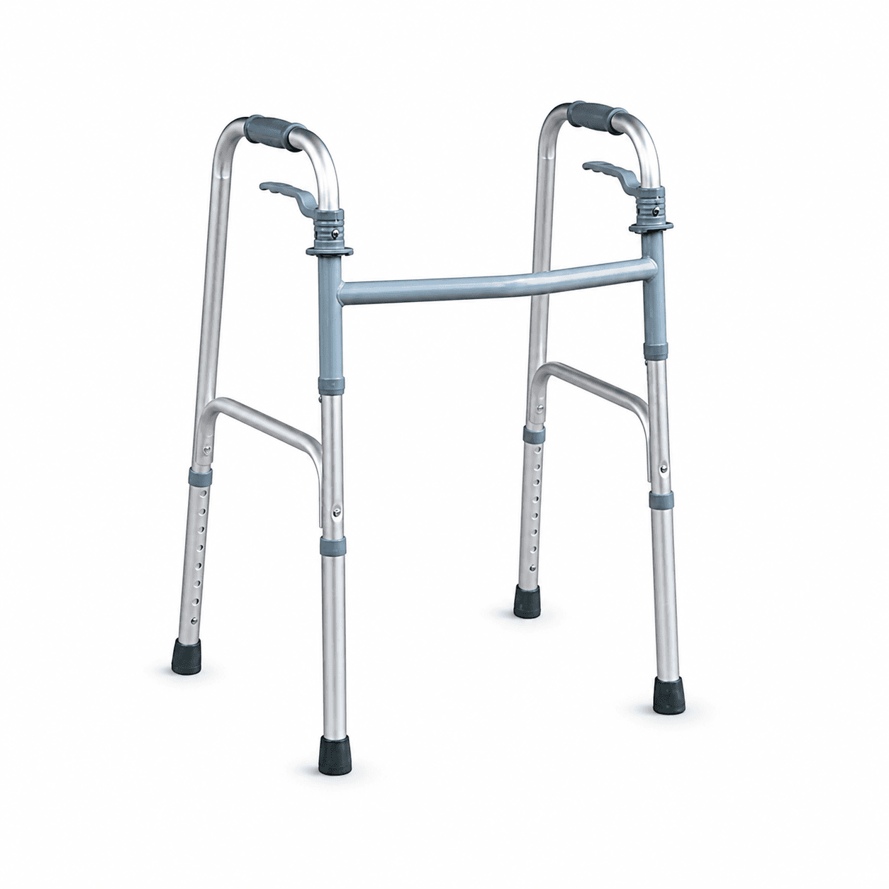 Cadru de mers pliabil AccentMed AM1030, din aluminiu, cu înălțime reglabilă, max. 100 kg