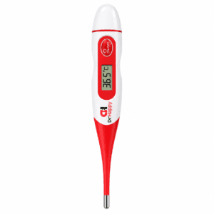 Termometru Digital cu Vârf Flexibil, Memorie și Semnal Sonor, Cod KFT-03