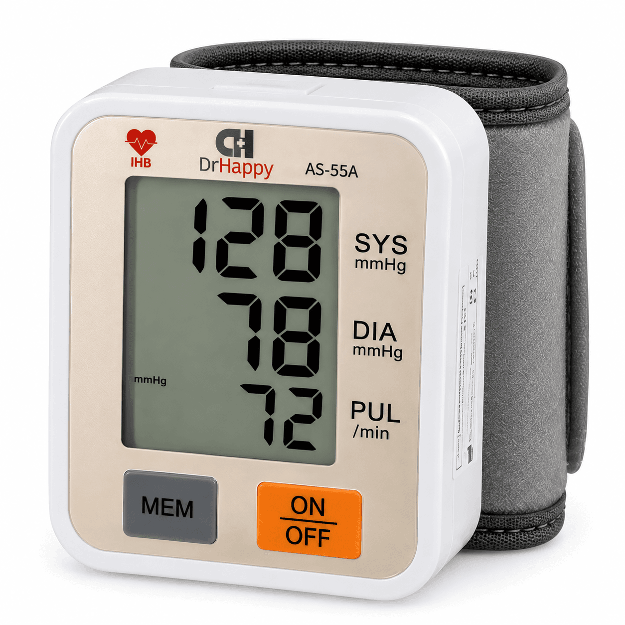 Tensiometru Automat pentru Încheietură cu Detectarea Batailor neregulate ale inimii Cod AS-55A